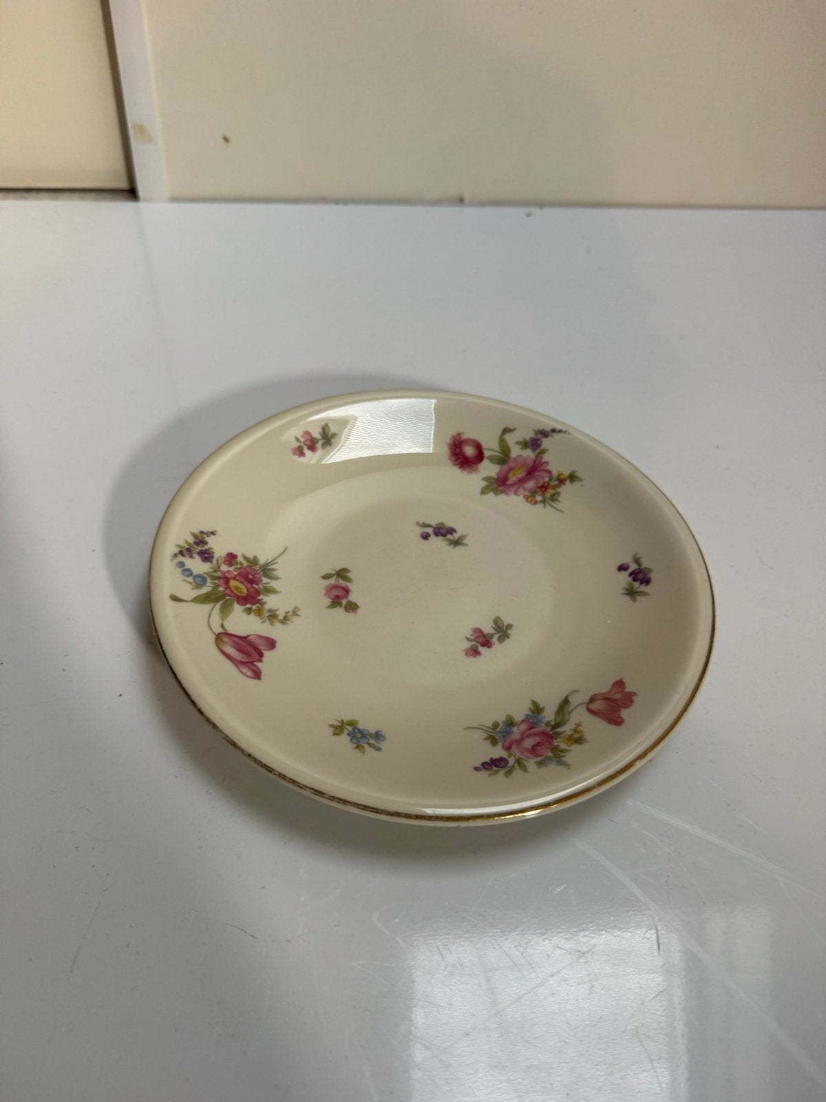 Antiek J. Haviland Bavaria schoteltje met bloemmotief, Ophalen of Verzenden