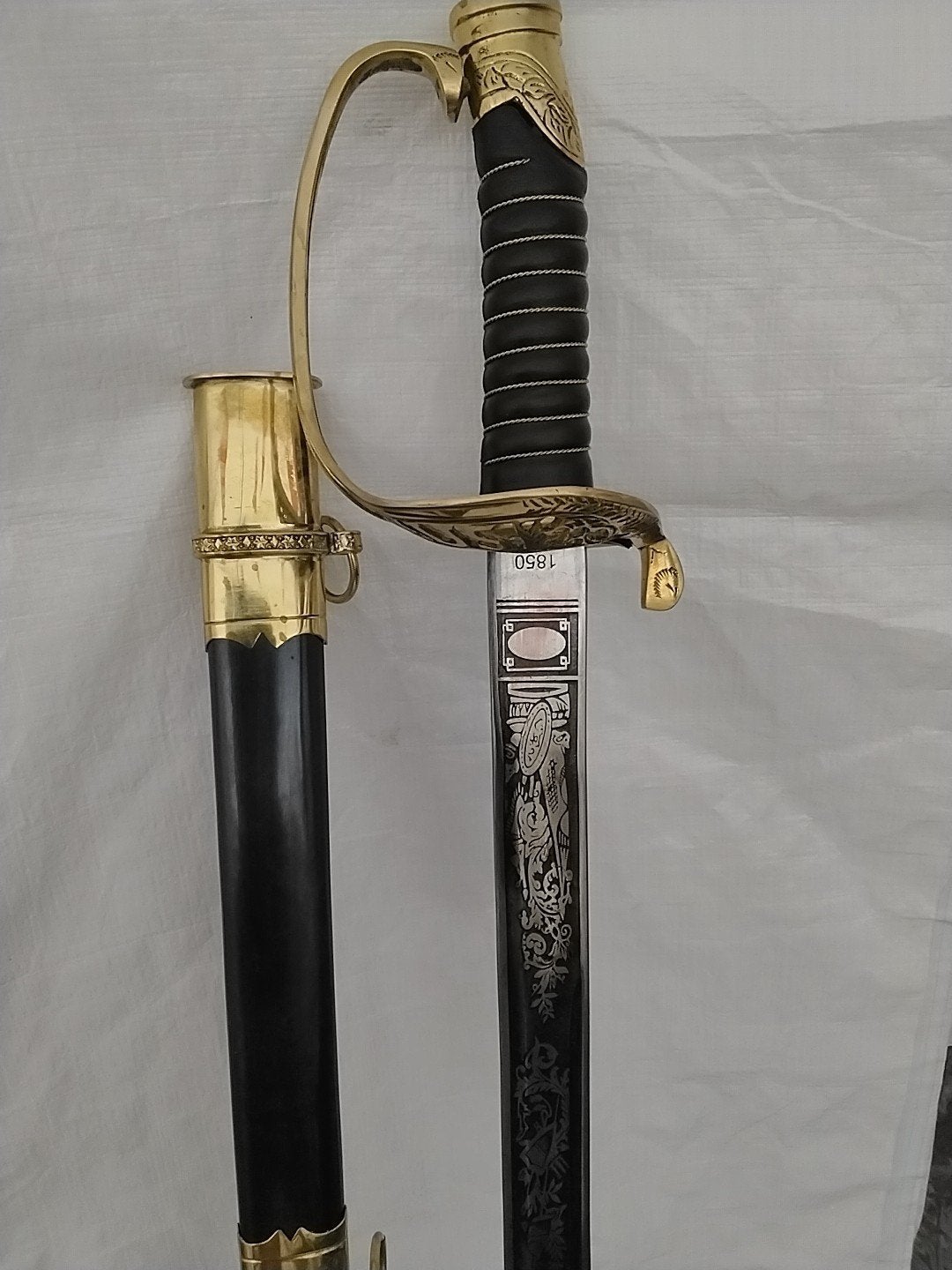 Amerikaans Cavalerie Zwaard M1850 - 91 cm, Ophalen of Verzenden, Overige soorten, Amerika, Zwaard of Sabel