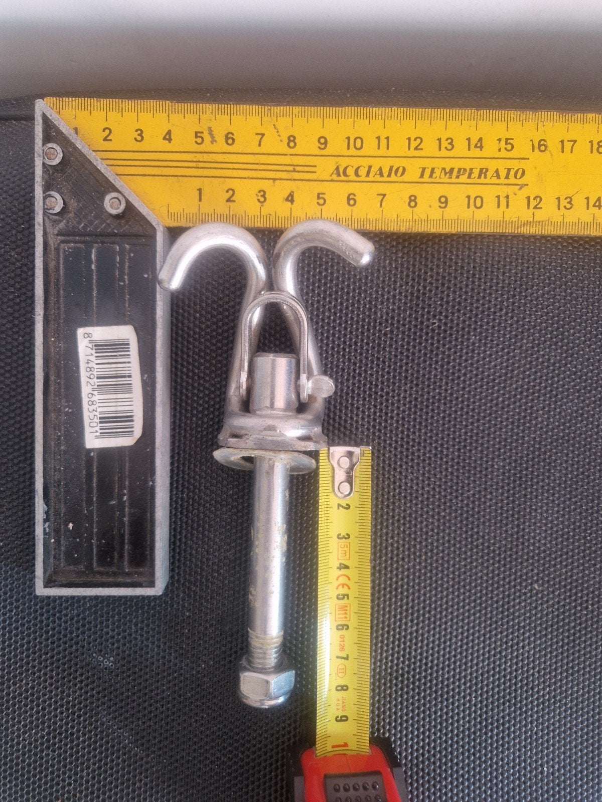 RVS Lummelbeslag met Reefhaken - 8cm, Watersport en Boten, Ophalen of Verzenden