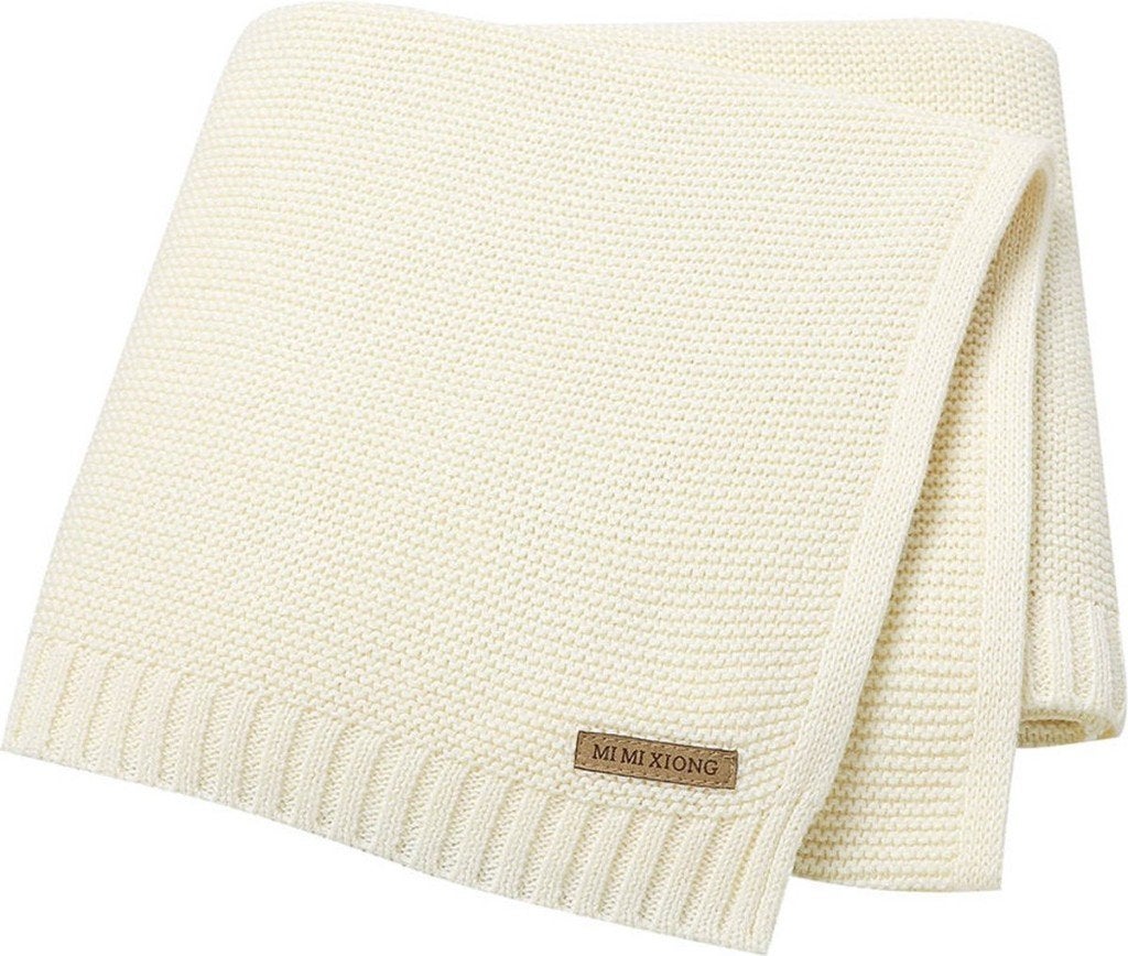 Il Bambini - Gebreide babydeken - knit cream, 100 cm of meer, Ilewap, Nieuw, Ophalen of Verzenden