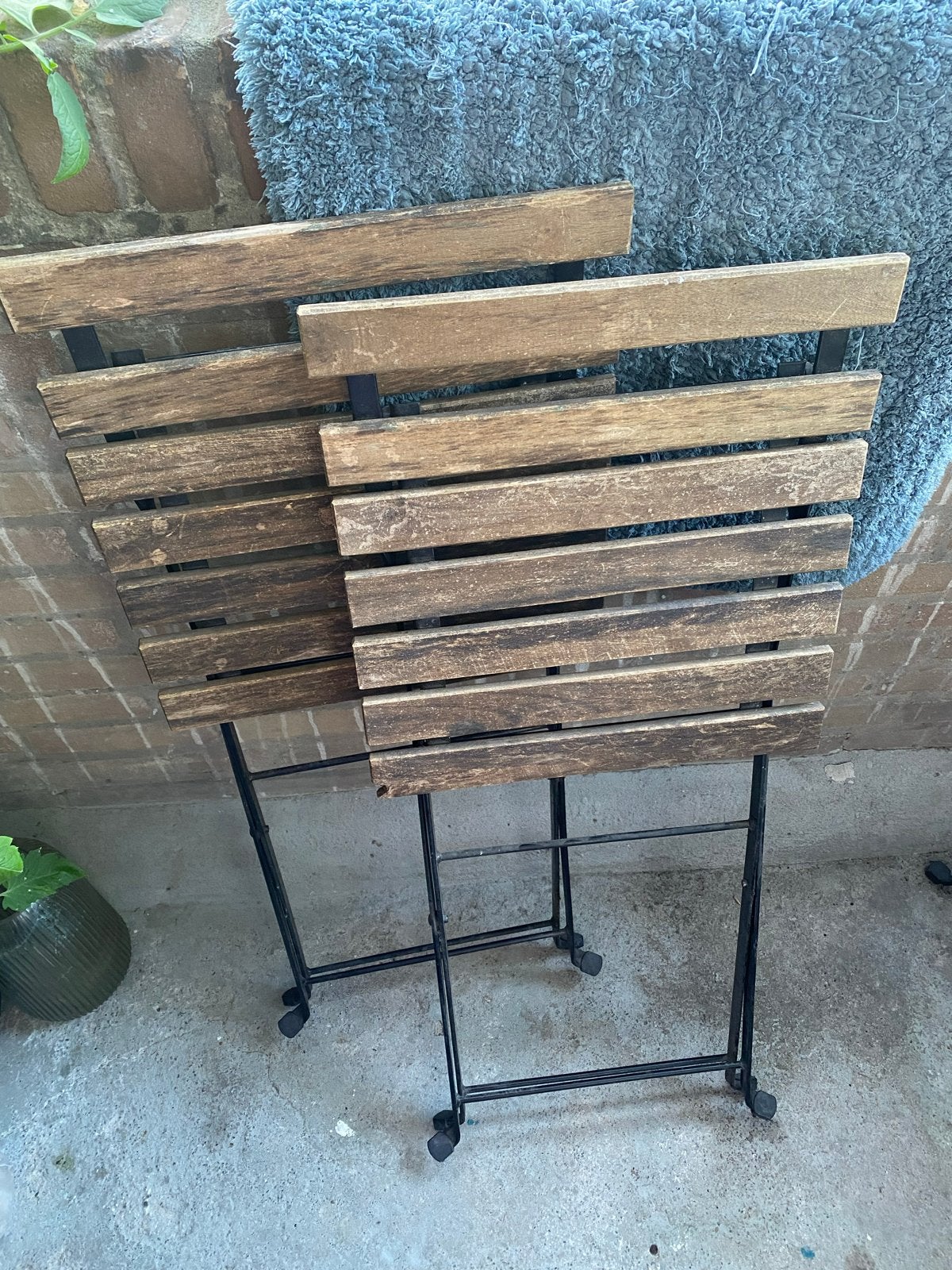 IKEA Tarno Tuinset - Tafel + 2 stoelen, Gebruikt, Eettafel, Tuinset, Hout