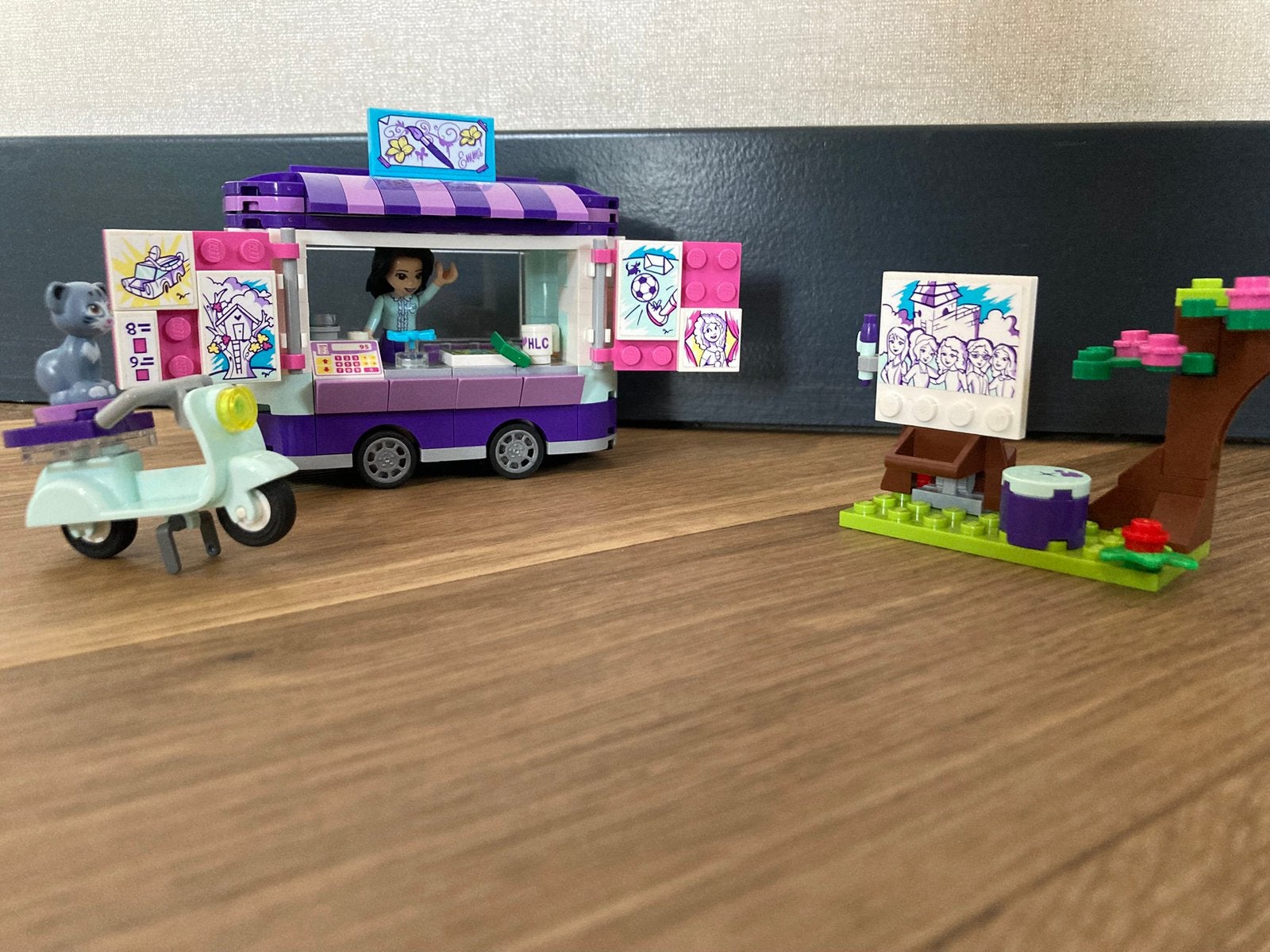 Lego friends Emma’s kunstkraam 41332, Kinderen en Baby's, Ophalen of Verzenden, Zo goed als nieuw