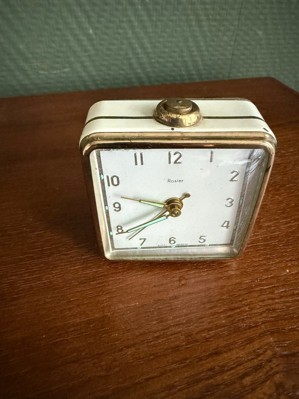 Vintage Rosier Wekker - Klassieke Reiswekker, Ophalen of Verzenden