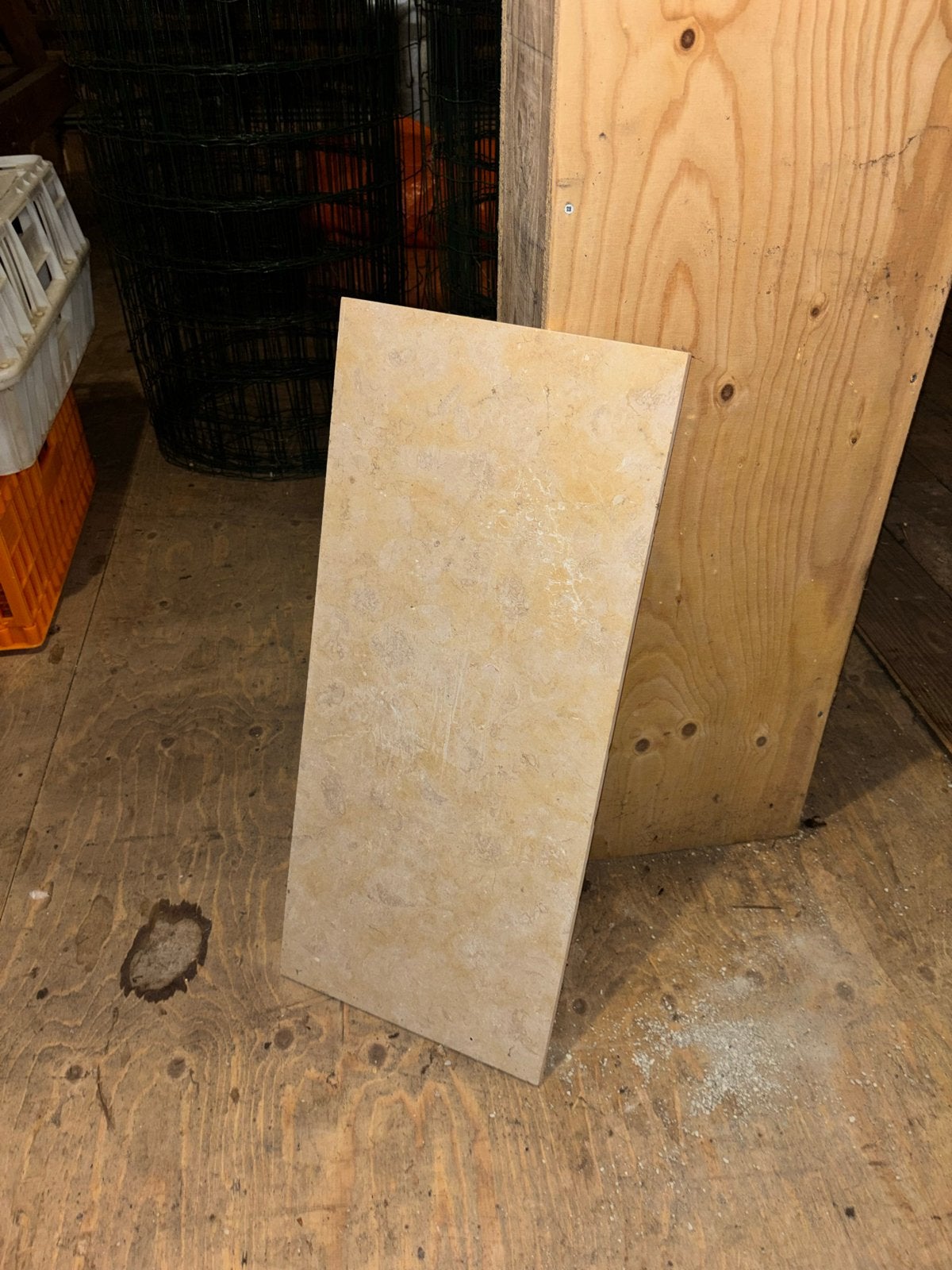 Jeruzalem Gold Marmer Tegels, Ophalen, 60 cm of meer, Gebruikt, 10 m² of meer