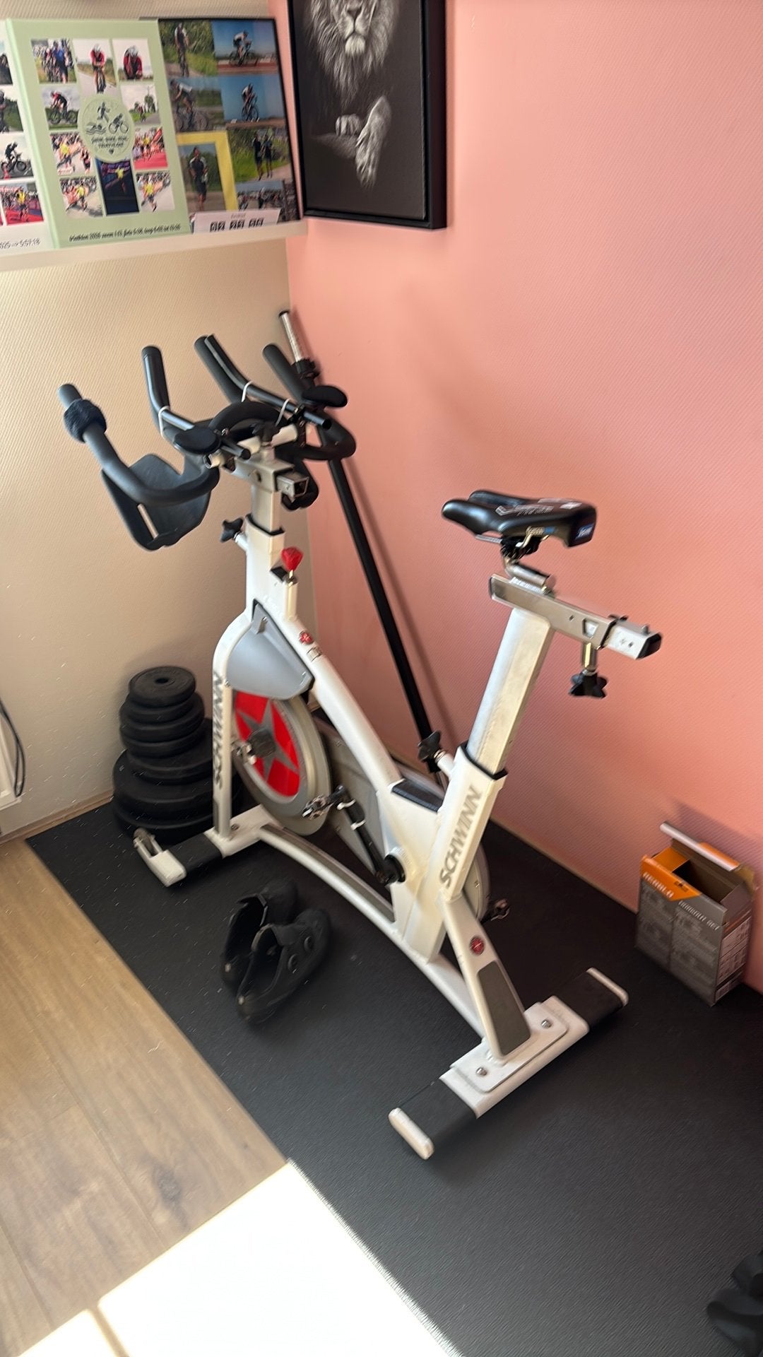 Schwinn spinningfiets te koop, Gebruikt, Spinningfiets, Ophalen of Verzenden, Metaal