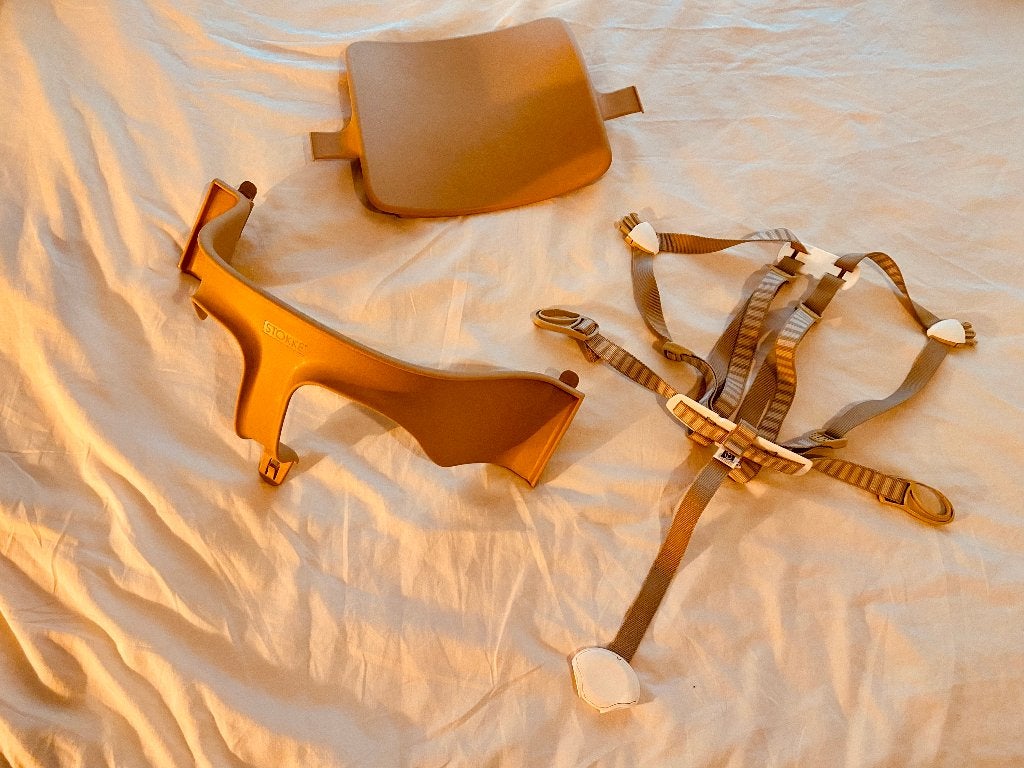Stokke: Mooie Baby Set + Tuigje twv €108,- (zgan), Kinderen en Baby's, Kinderstoelen, Ophalen of Verzenden, Zo goed als nieuw