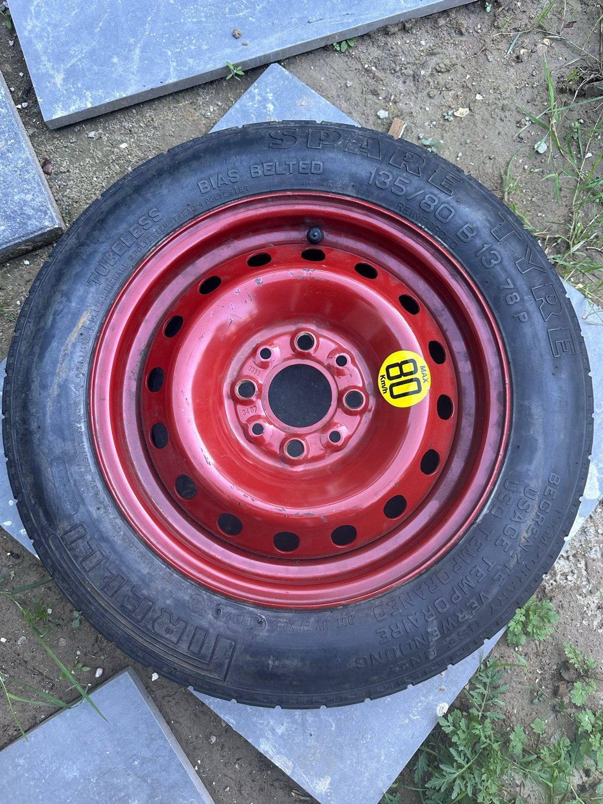 Pirelli 13 inch thuiskomer - reservewiel chevrolet spark, Ophalen of Verzenden