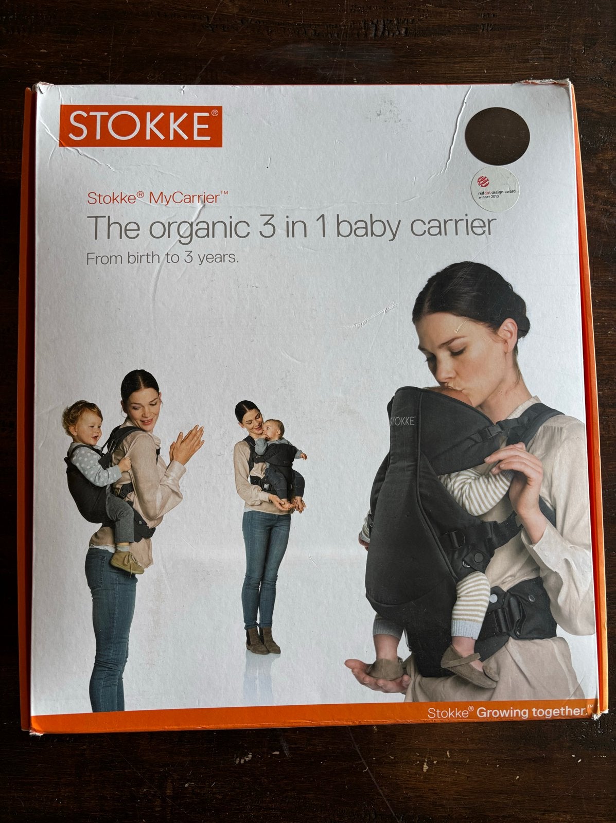 Stokke MyCarrier 3-in-1 draagzak - Taupe/Beige, Overige merken, Gebruikt, Buik of Rug, Ophalen of Verzenden