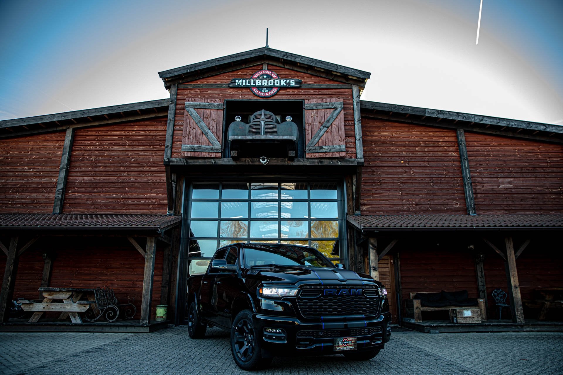 Dodge Ram 1500 Big Horn BPM VRIJ, 2025 Model! Adaptieve crui, Auto's, Automaat, Zwart, 4 stoelen, Zwart