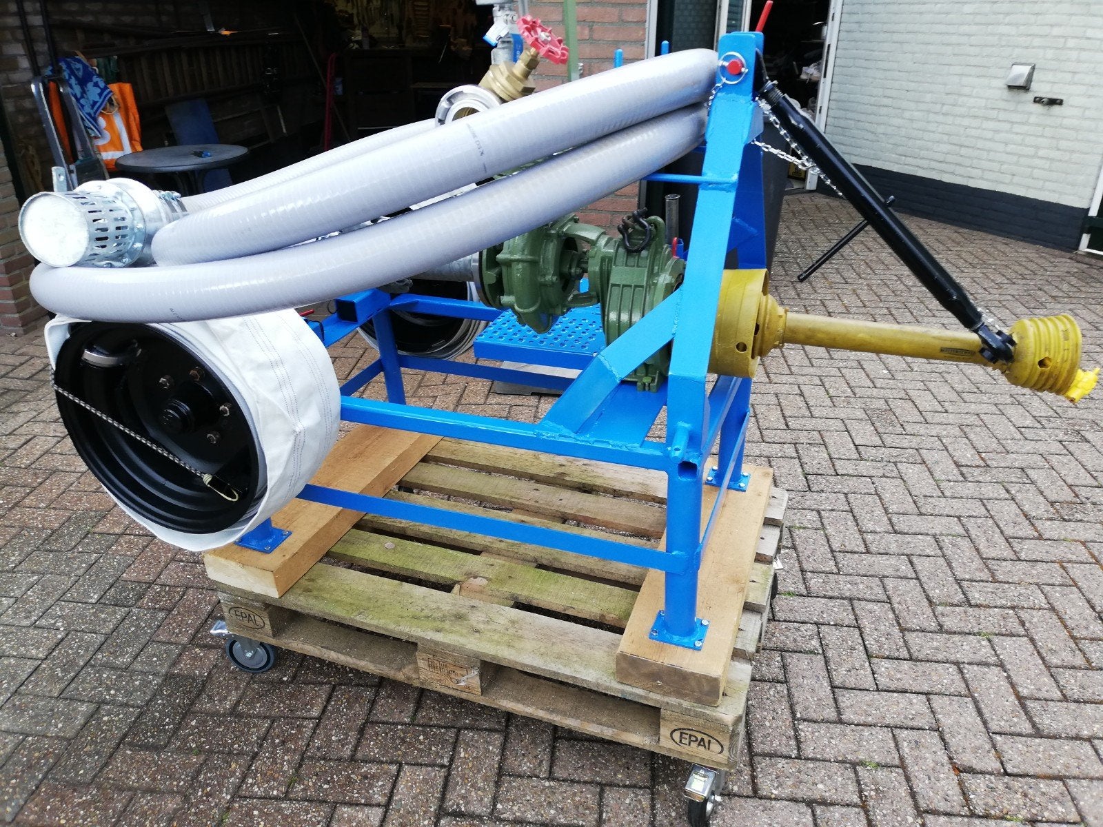 Aftakas waterpomp, Ophalen, Nieuw, Beregeningspomp