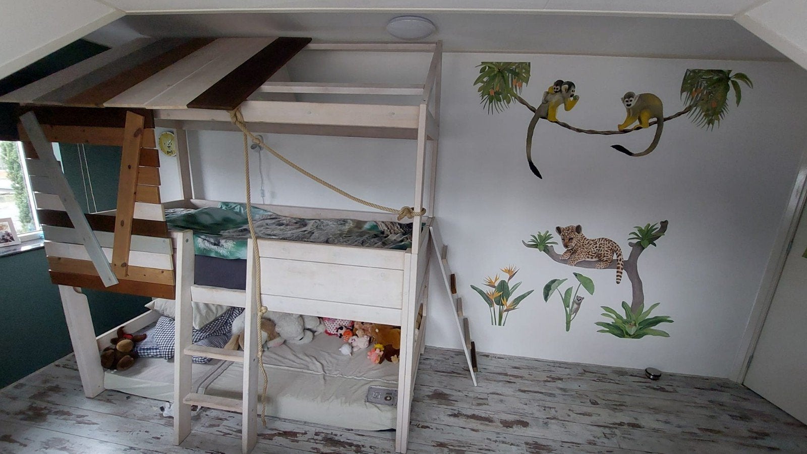 Lifetime Hoogslaper/hutbed voor kinderen, Ophalen, Gebruikt, Eenpersoons, 200 cm