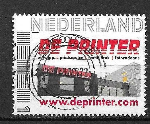Nederland Postzegel - De Printer - Gestempeld, Ophalen of Verzenden, Na 1940, Gestempeld