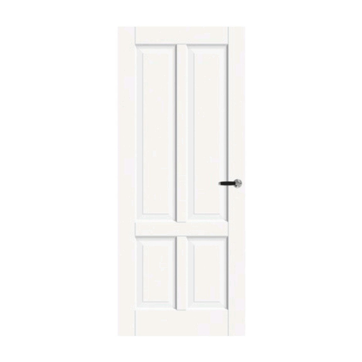 PERTURA Binnendeur 201 opdek links wit gegrond 88x201,5, Ophalen, 80 tot 100 cm, Binnendeur, Nieuw