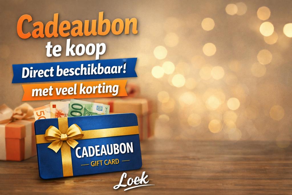 Cadeaubonnen te koop – Direct beschikbaar, Drie personen of meer, Kortingsbon