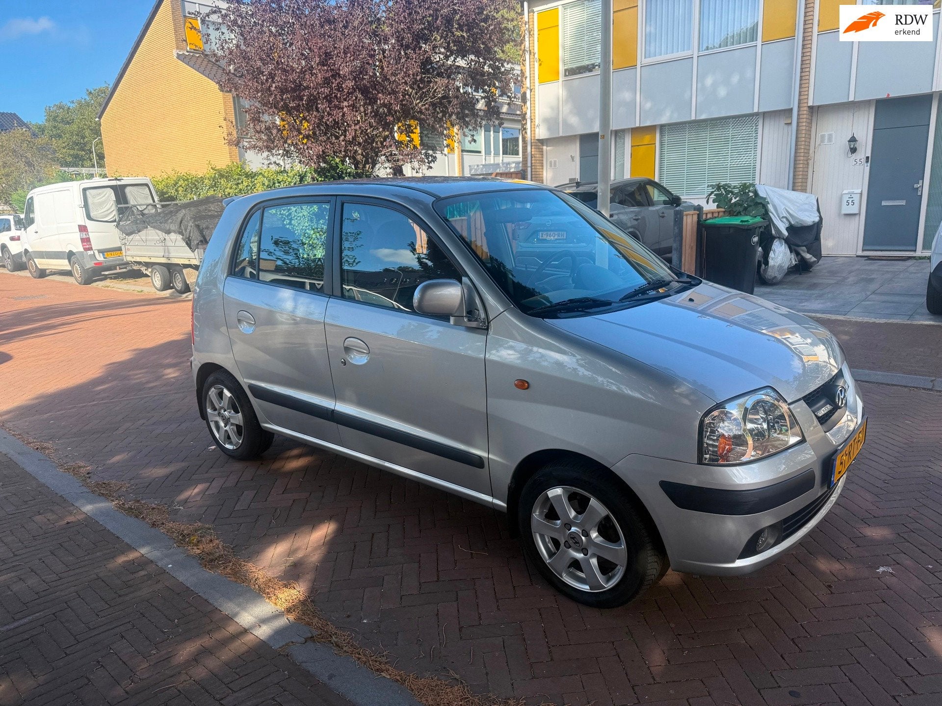 Hyundai Atos Airco / Nieuw APK / 78.000 NAP / Leuke auto, Auto's, Voorwielaandrijving, 31 €/maand, 4 cilinders, Origineel Nederlands