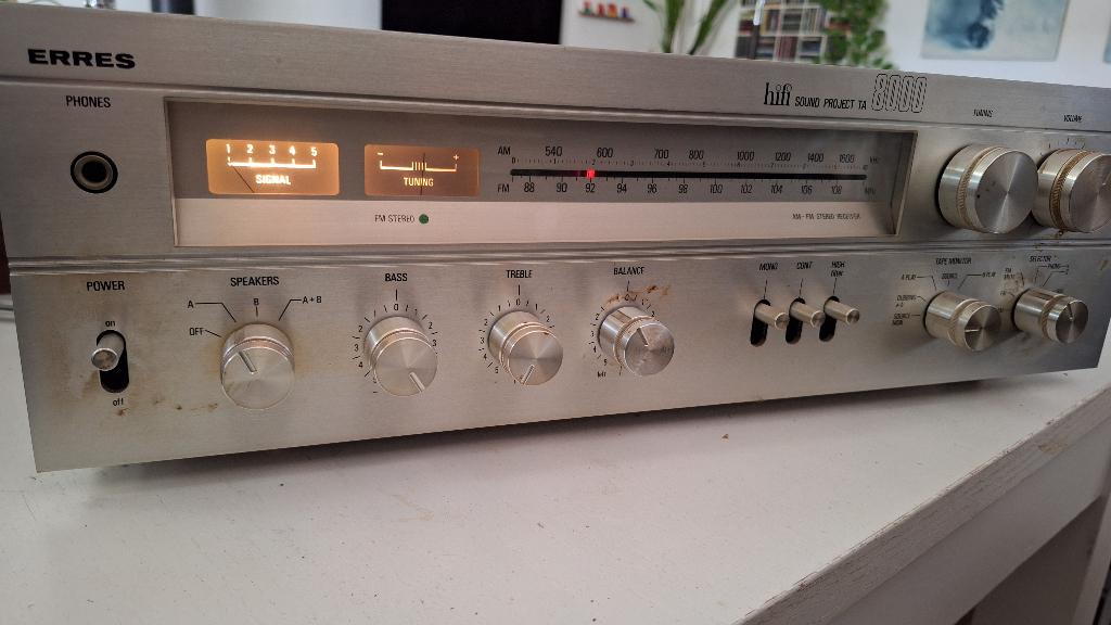 erres tuner hifi sound project TA 8000, Audio, Tv en Foto, Ophalen, Gebruikt, Minder dan 60 watt, Overige merken