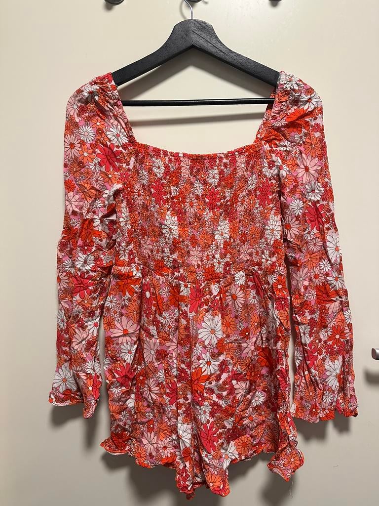 Jumpsuits met bloemetjes maat M, Ophalen of Verzenden, Zo goed als nieuw
