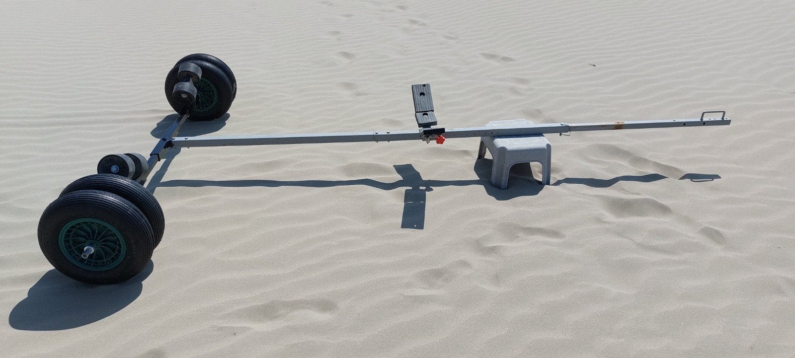 Strand/haven trolley met dubbele wielen, Watersport en Boten, Ophalen, Gebruikt, Zeilboot of Motorboot
