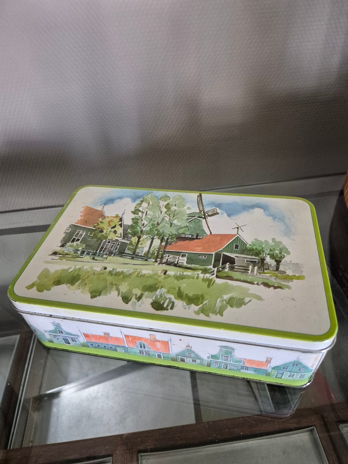Verkade blik, Ophalen of Verzenden, Gebruikt, Koek(jes), Verkade
