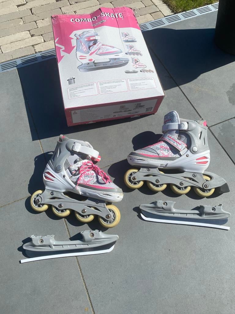 Nijdam Combo Skates (Inline Skates & Schaatsen) Maat 35-38, Ophalen, Gebruikt, Combinoren, Nijdam