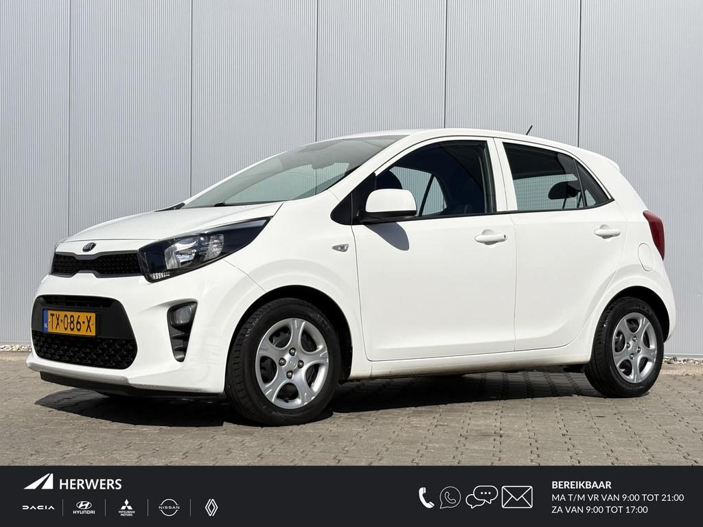Kia Picanto 1.0 CVVT EconomyPlusLine / Airco / Cruise Contro, Auto's, Voorwielaandrijving, Stof, Gebruikt, Euro 6