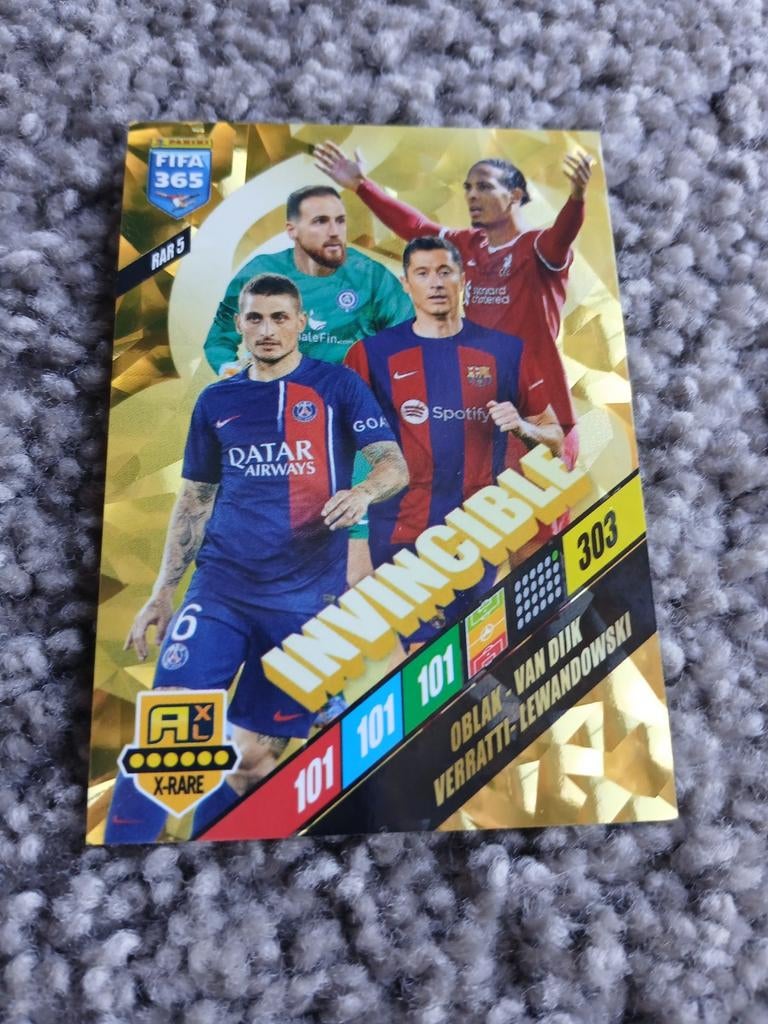 Invincible Kaart-Fifa, Ophalen of Verzenden, Nieuw, Losse kaart, Foil