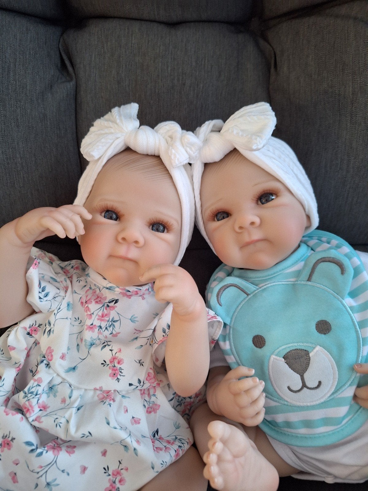 Reborn babypoppen tweeling - levensecht en schattig