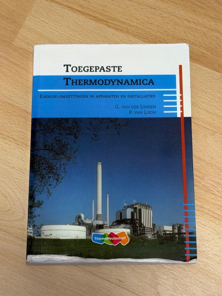 Toegepaste Thermodynamica ISBN 9789024400515, Boeken, ThiemeMeulenhoff, Ophalen of Verzenden, Zo goed als nieuw, Nederlands