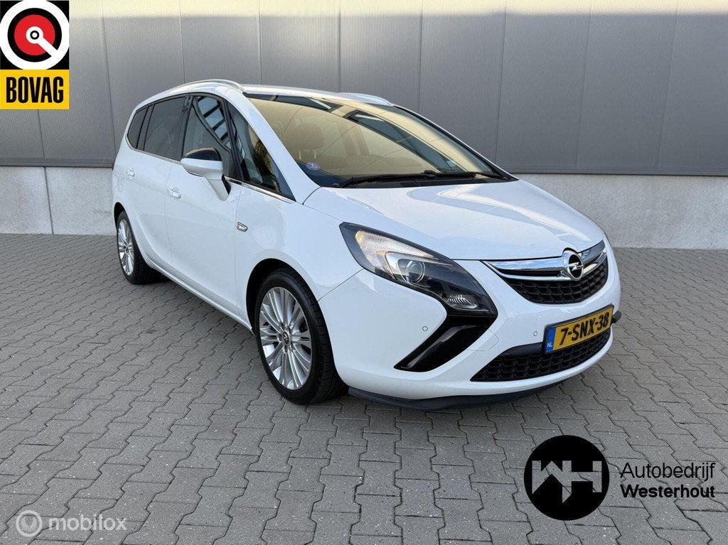 Opel Zafira Tourer 1.4 Berlin 140PK Volledig onderhouden! NW, Auto's, Opel, Euro 5, Gebruikt, 4 cilinders, Wit