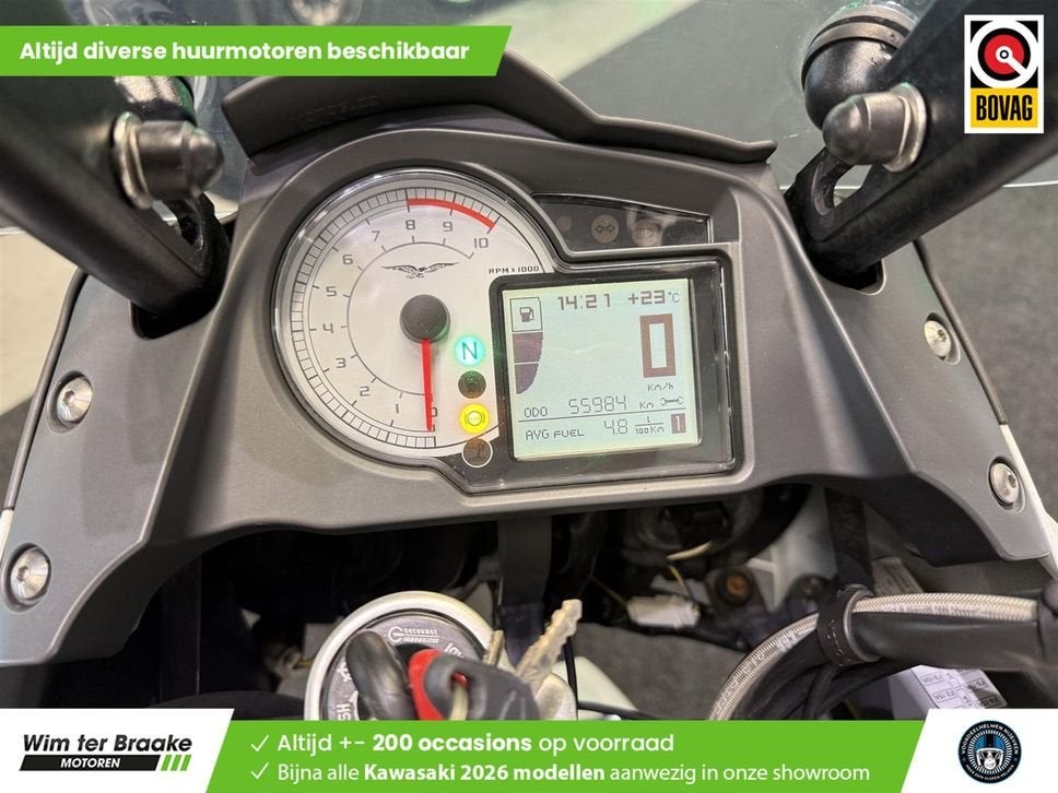 Moto Guzzi Stelvio ABS (bj 2010) 55.984 km, 2 cilinders, Motorrijbewijs A, Bedrijf, Meer dan 35 kW