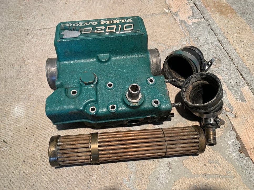 Volvo Penta MD2010 warmtewisselaar met insert., Ophalen of Verzenden, Gebruikt, Motor en Techniek