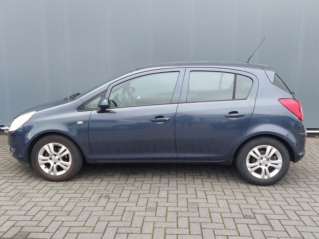 Opel Corsa BWJ 2009 1.4-16V 90 PK Enjoy 5 DRS. TREKHAAK | ST, Voorwielaandrijving, Gebruikt, Huisgarantie, 4 cilinders