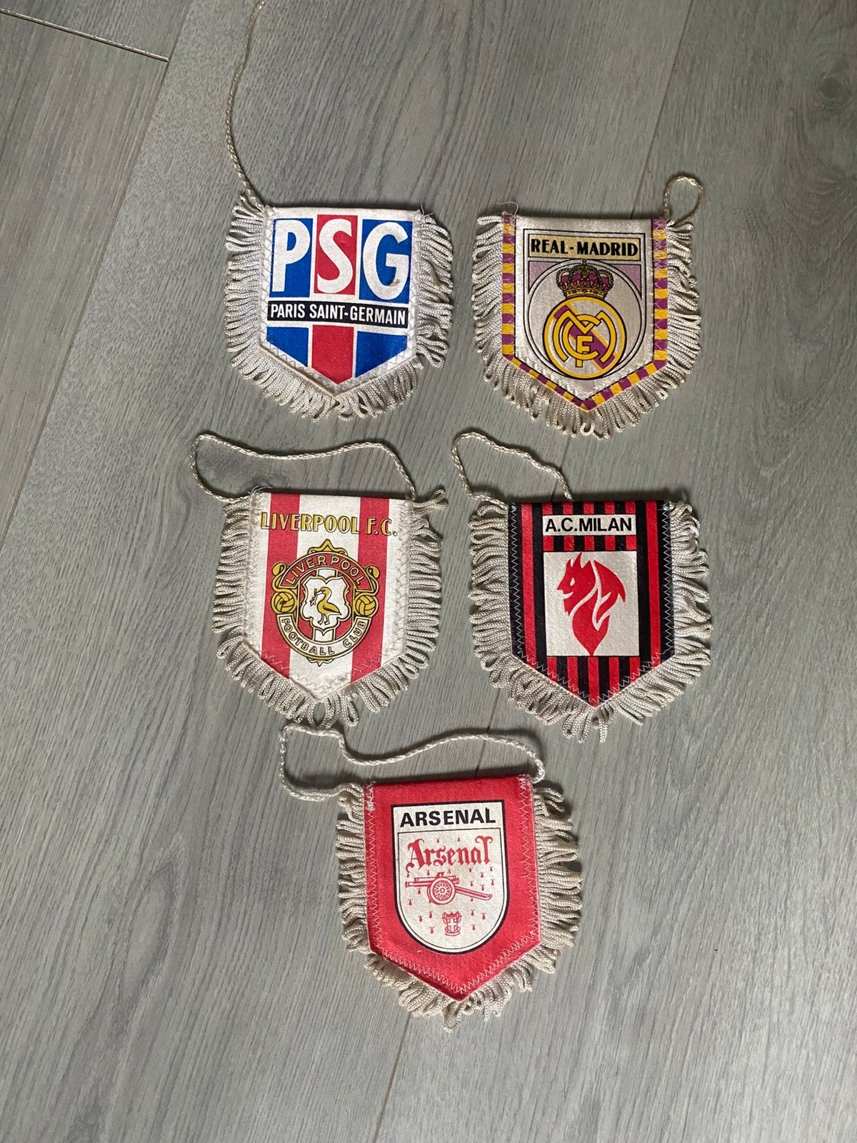Oude vaantjes, Ophalen of Verzenden, Gebruikt, Buitenlandse clubs