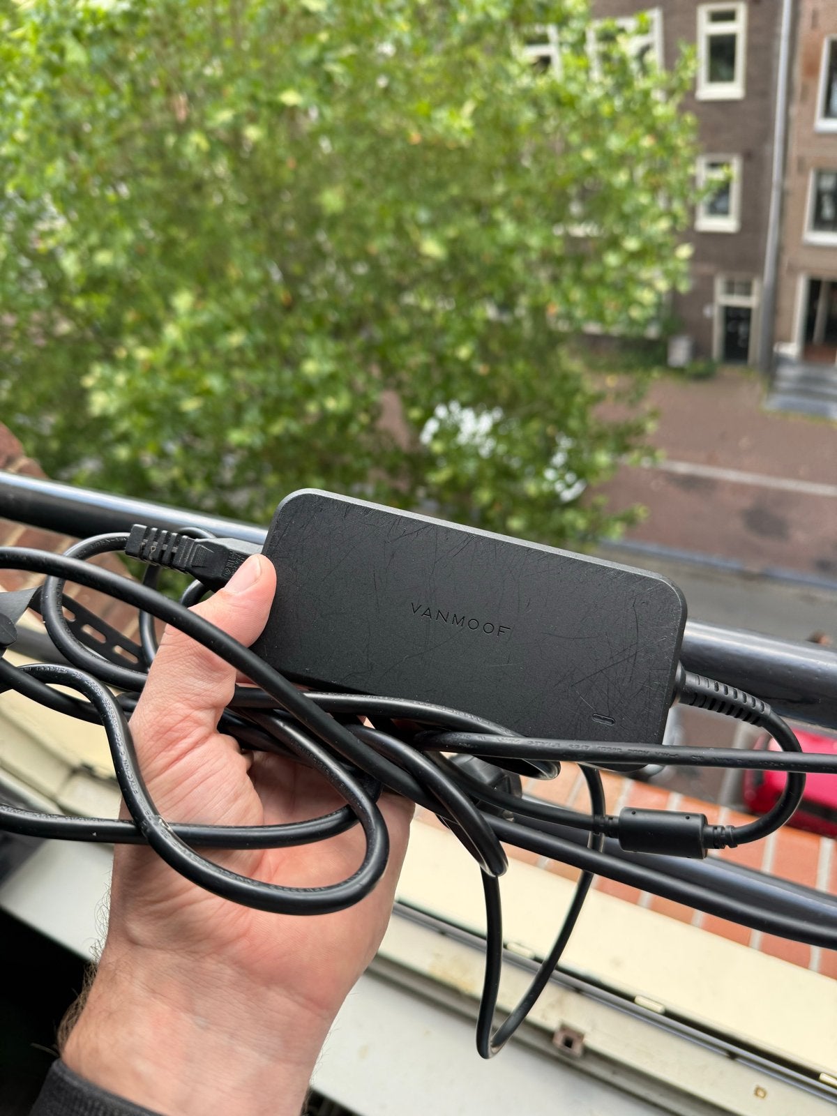 VanMoof S5/S6 oplader, Fietsen en Brommers, Fietsaccessoires | Fietsaccu's, Ophalen of Verzenden, Gebruikt