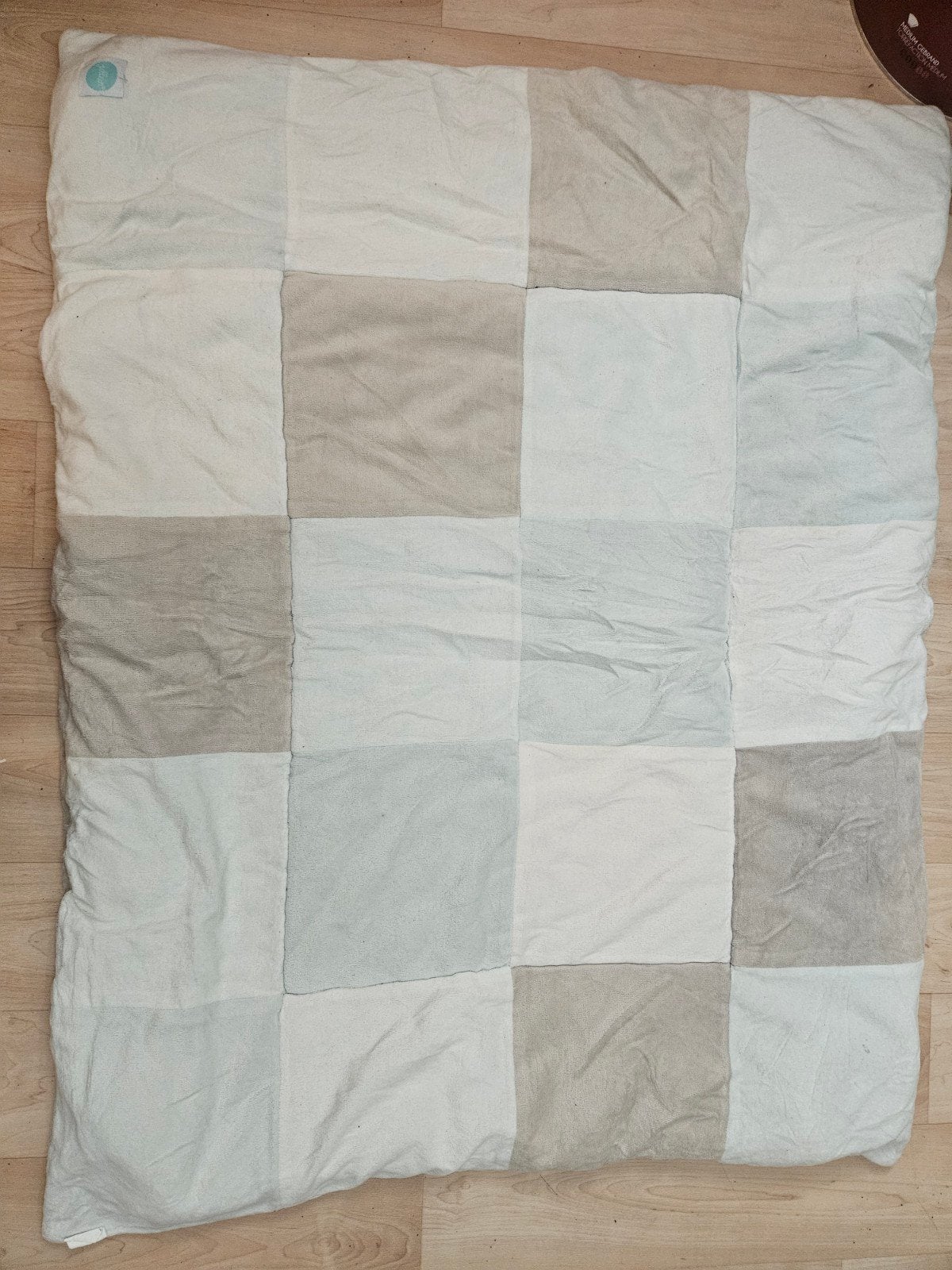 Baby deken - patchwork stijl jollein, Gebruikt, Eenpersoons, Meerkleurig, Katoen
