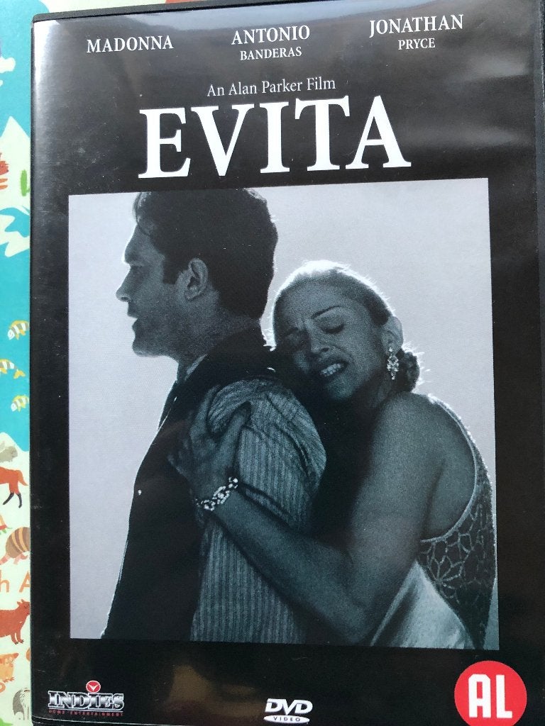 DVD film Evita, met Madonna, Alle leeftijden, Ophalen of Verzenden, Zo goed als nieuw, Waargebeurd drama