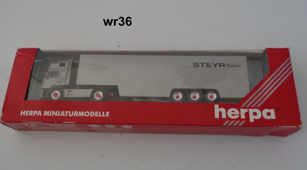 herpa steyr trekker met oplegger, Verzenden, Nieuw, Bus of Vrachtwagen, Herpa