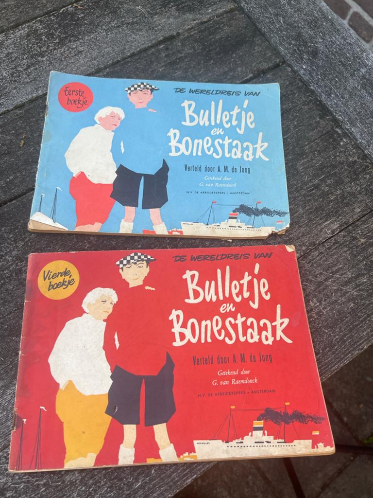 De Wereldreis van Bulletje en Bonestaak - 2 Boekjes, Boeken, Ophalen of Verzenden, Gelezen, Fictie algemeen