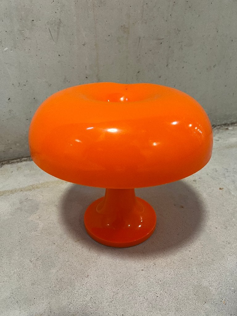 Oranje Mushroom Lamp / Paddenstoellamp (Defect - Hobbyist), Ophalen, Kunststof, Gebruikt, Overige fittingen