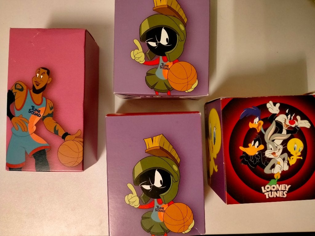 Looney Tunes Space Jam Happy Meal McDonalds figuren, Verzenden, Overige figuren, Zo goed als nieuw, Overige typen