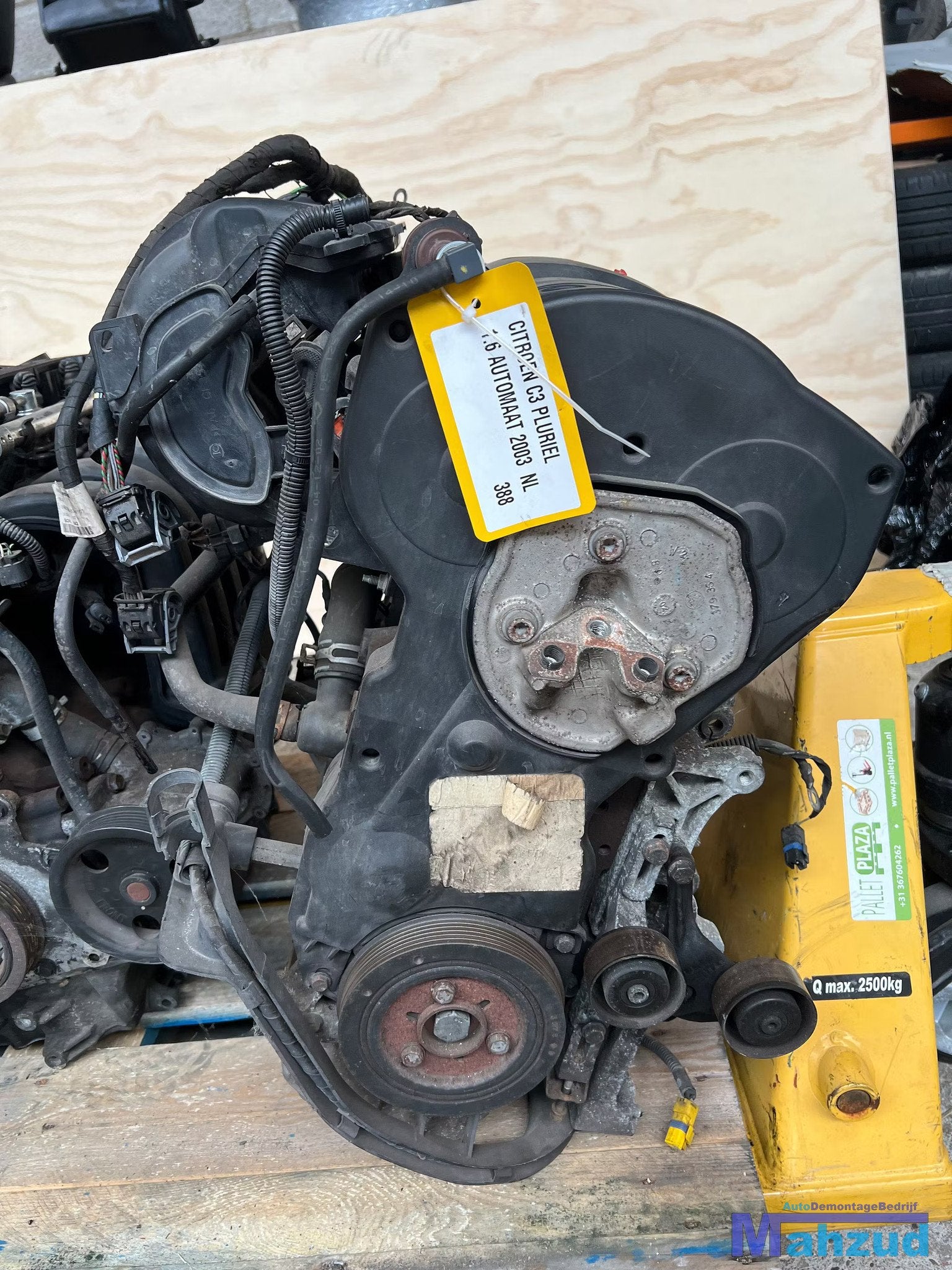 CITROEN C3 PLURIEL 1.6 16v motorblok motor NFU, Gebruikt, Citroën, Stellantis N.V., Ophalen of Verzenden