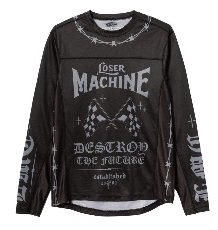​LOSER MACHINE CHAOS JERSEY, ​LOSER MACHINE, Info@workingclassrebel.com, Zwart, Overige typen