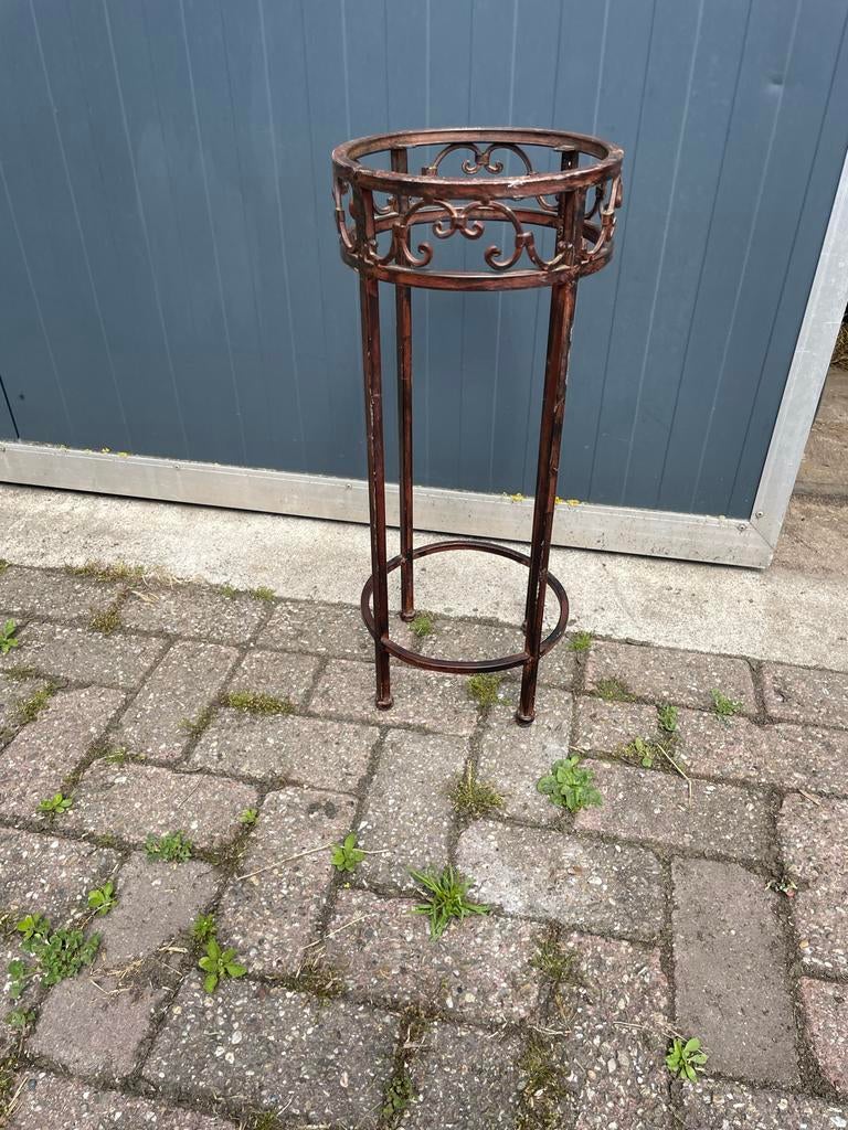 Metalen plantenstandaard - Vintage stijl, Ophalen, Zo goed als nieuw