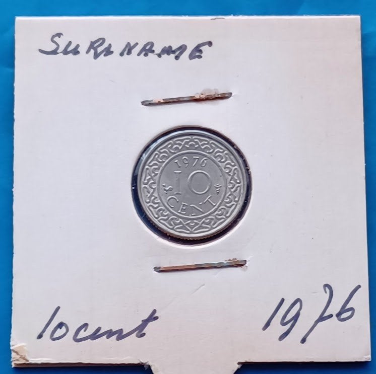 Suriname 10 cent - 1976, Verzenden, Zuid-Amerika, Losse munt