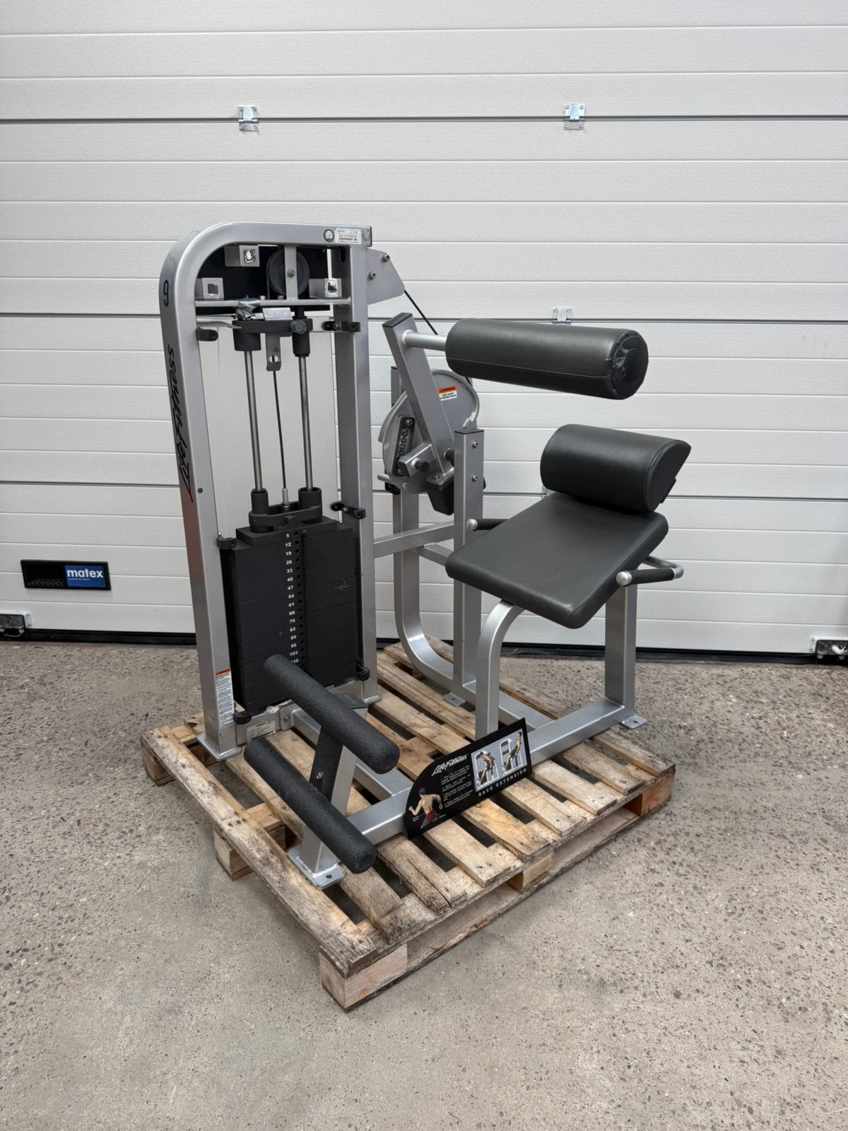 Life Fitness Pro 2 Back extension/ ruckenstrecker/ back, Gebruikt, Overige typen, Ophalen of Verzenden, X