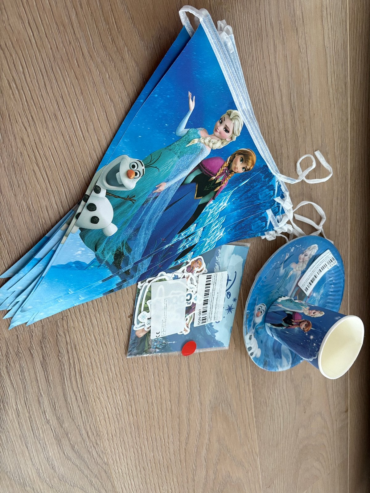 Frozen verjaardag versiering 5 jaar, Ophalen of Verzenden, Zo goed als nieuw, Versiering, Verjaardag
