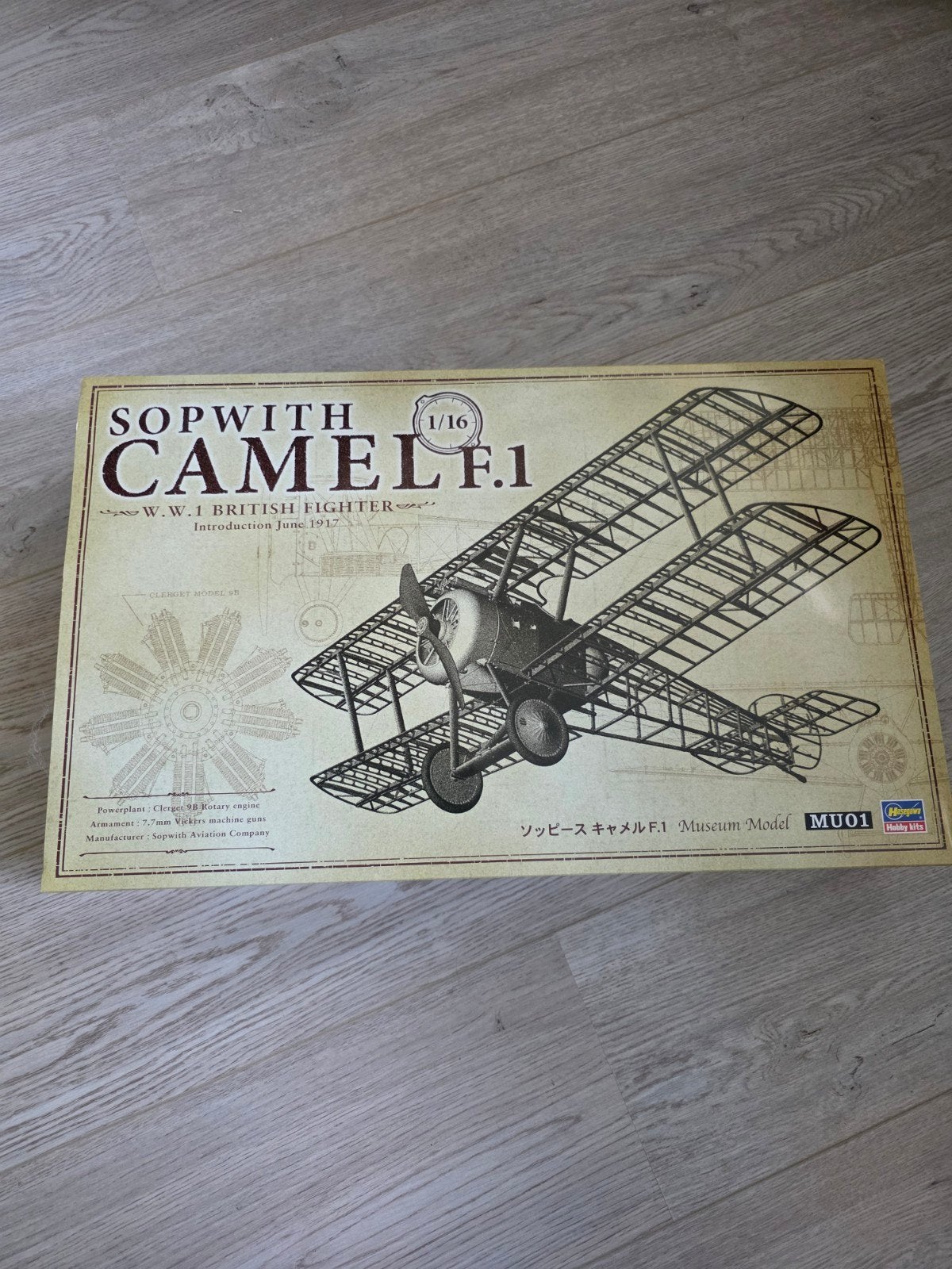 Sopwith Camel F.1 Modelbouwkit 1:16, Hobby en Vrije tijd, Modelbouw | Vliegtuigen en Helikopters, Overige merken, Nieuw, Ophalen of Verzenden