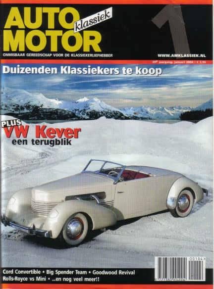 AMK 1 2004 : VW Kever - Rolls Royce Silver Shadow - Mini MK7, Ophalen of Verzenden, Gelezen, Algemeen