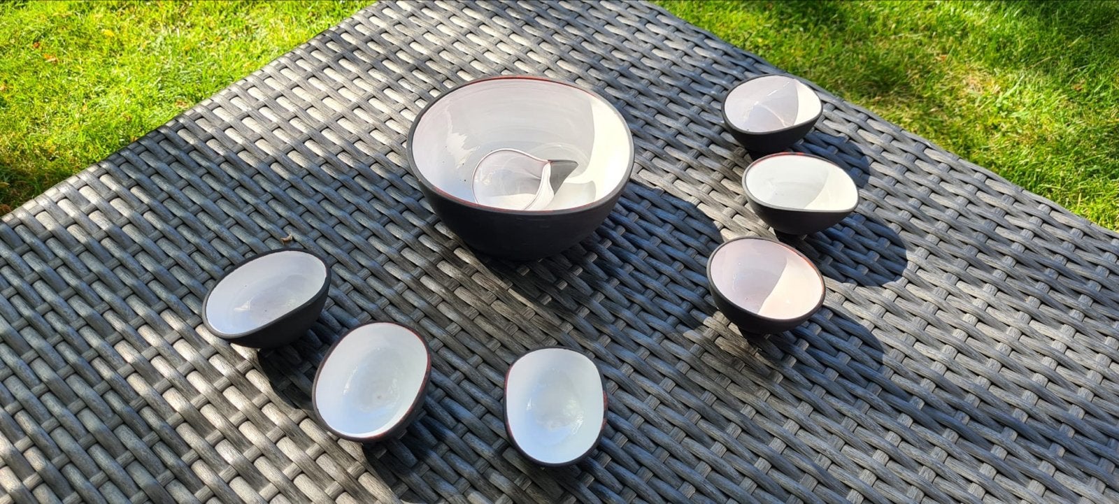 Prachtige Vintage set - Zaalberg - Klei en Vuur - Uniek, Huis en Inrichting, Overige merken, Keramiek, Ophalen of Verzenden, Zo goed als nieuw