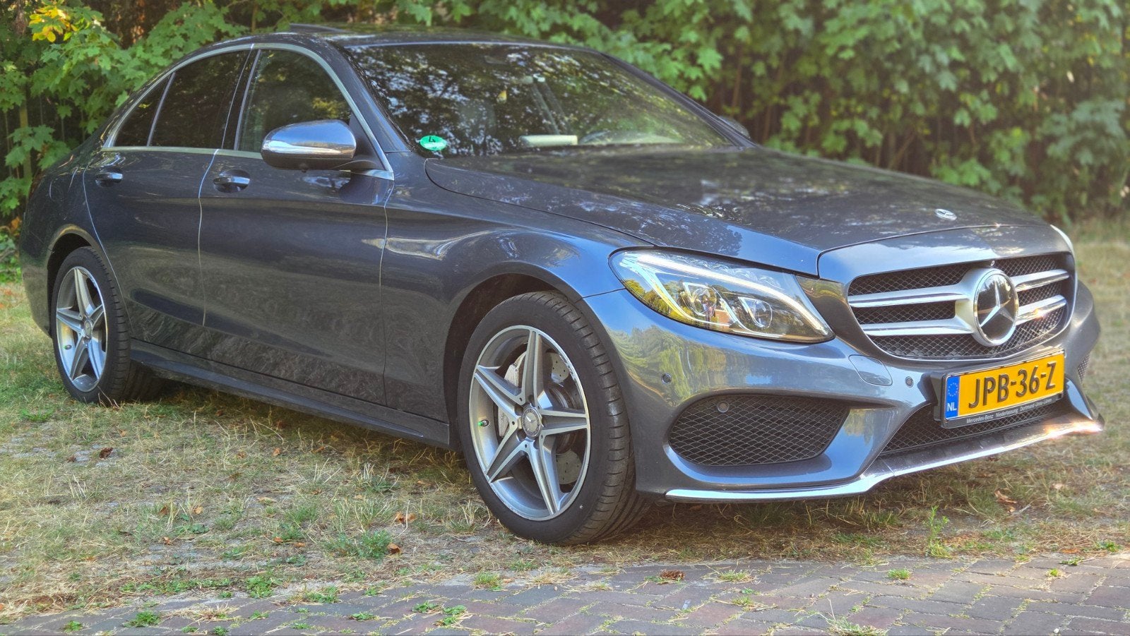 Mercedes-Benz C-Klasse 2.2 CDI C250 Sedan 4M AUT Grijs, Auto's, Automaat, 1800 kg, 4 cilinders, Leder